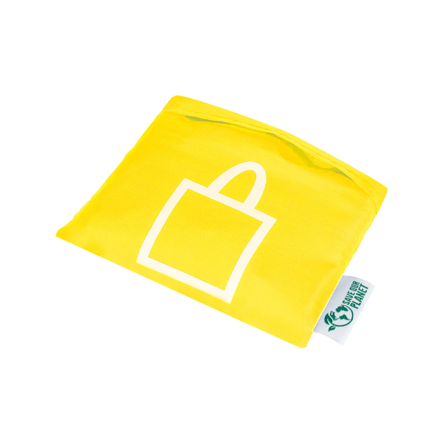 Bolsa de compras compactable en tela RPET