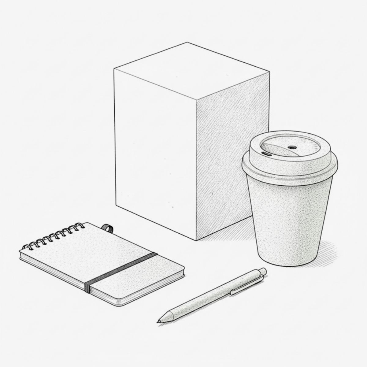 Set KAUAI: Mug, Libreta A6, Bolígrafo y Caja