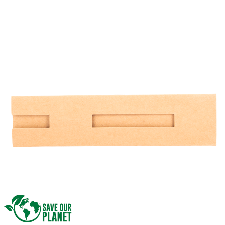 Estuche Porta-Lápiz o Bolígrafo, en cartón reciclado.