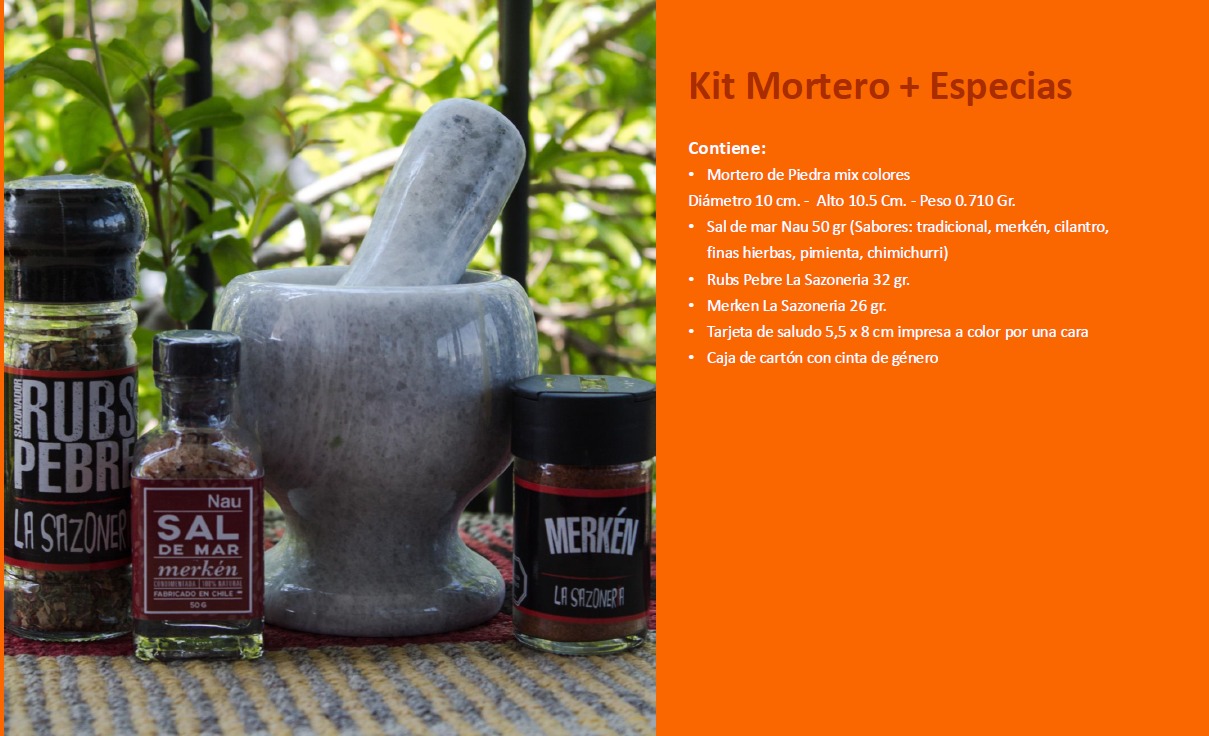 Kit Mortero + Especias