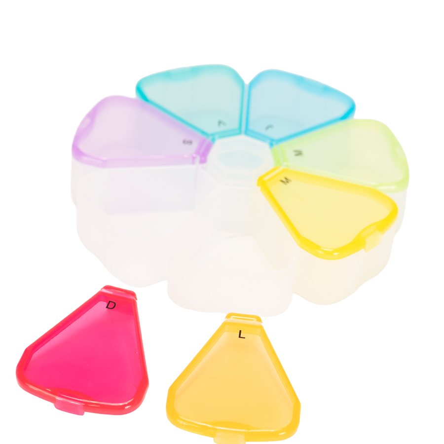 Pastillero Plástico 7 días 