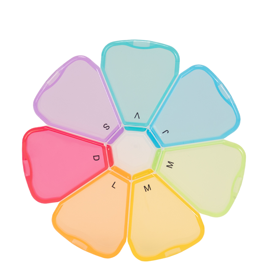 Pastillero Plástico 7 días 