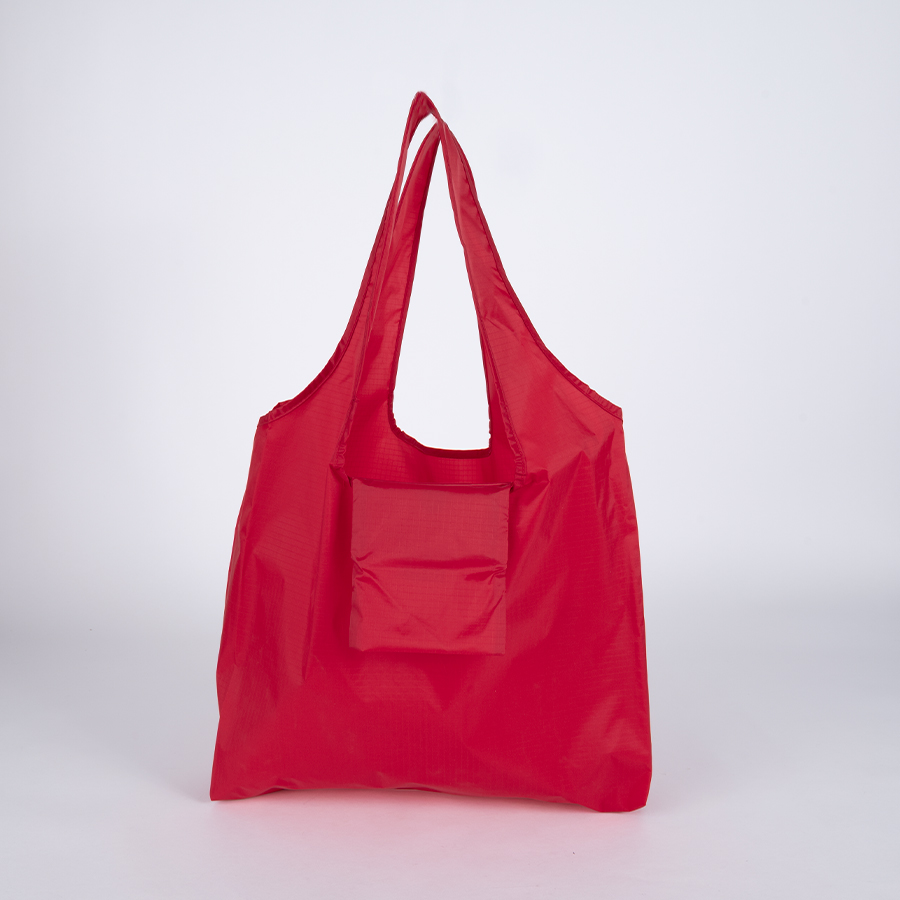 Bolsa plegable de compras en tela reciclada RPET 15L