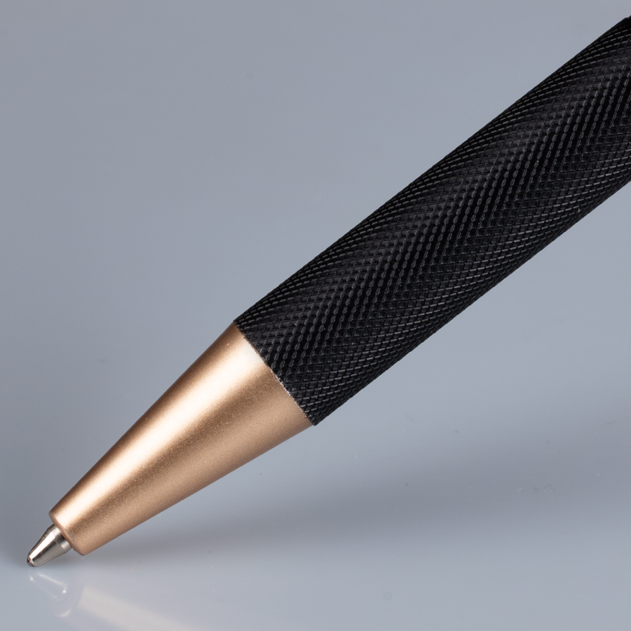 Bolígrafo de aluminio negro 