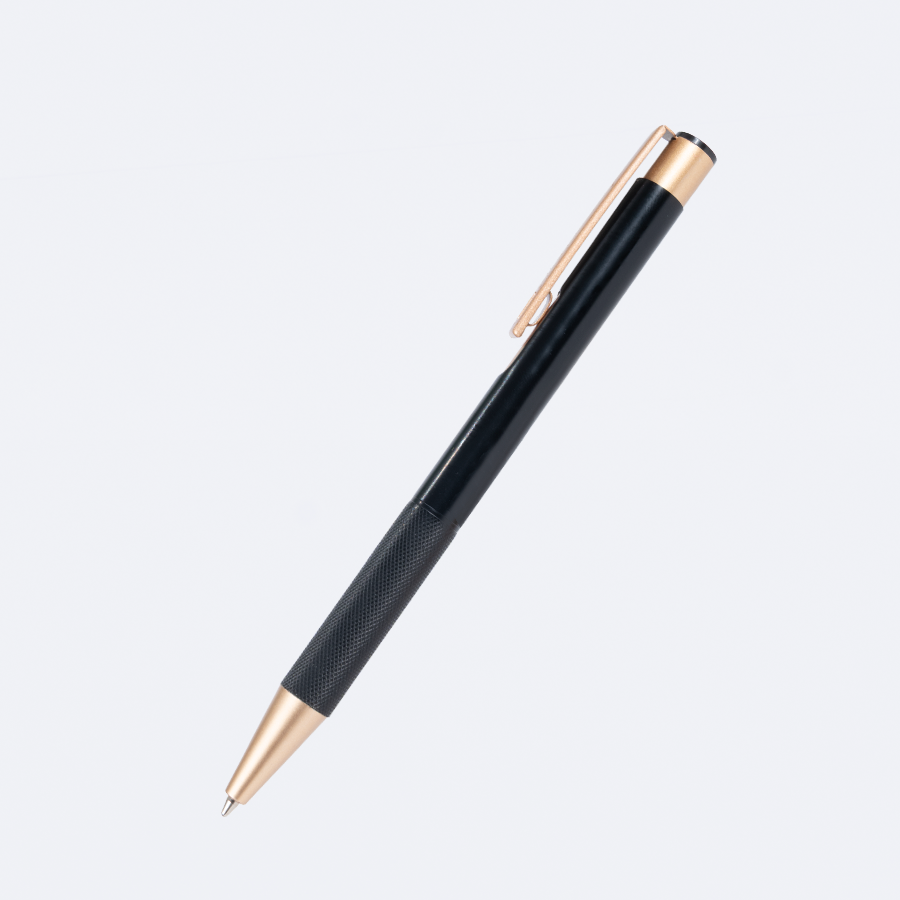 Bolígrafo de aluminio negro 